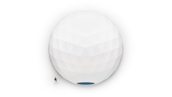 Freedome-110, Top, White Front View