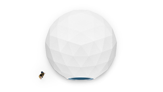 Freedome-30, Top, White Front View