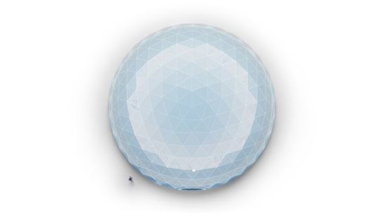 Freedome-300, Top, Transparent View