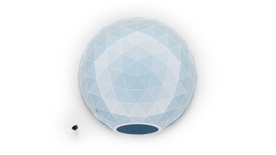 Freedome-50, Top, Transparent View