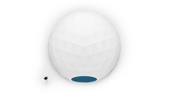 Freedome-50, Top, White Front View