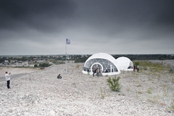 Dwie połączone struktury Freedome 30 i Freedome 110, AHHA Science Centre Estonia 