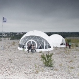 Dwie połączone struktury Freedome 30 i Freedome 110, AHHA Science Centre Estonia 