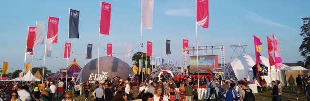 75 50 and 30 sqm domes for e lites on irish festivals