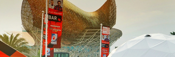 Namiot kulisty, Barcelona 2010, FIFA Interactive World Cup
