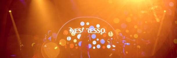 concert in event structure provided by freedomes for nespresso
