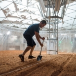 custom geodesic dome structure for the martian