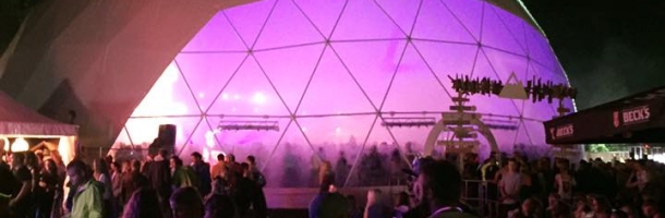 freedome 700 geodesic dome by freedomes at the utopia island festival 2016