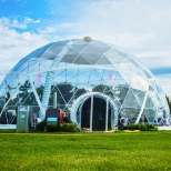 Freedomes geodesic dome F300 at RHS Hampton Court Palace Flower Show 2016 
