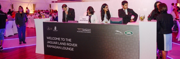 front desk in freedome 500 ramadan lounge in bahrain