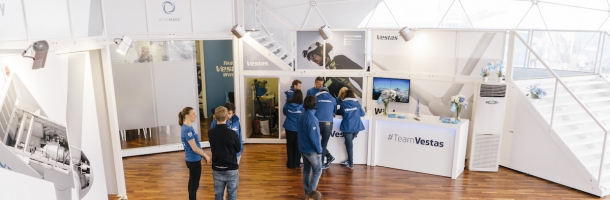 interior of vestas dome