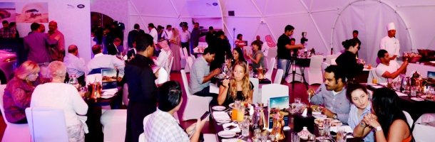jaguar land rover ramadan lounge in ritz carlton bahrain