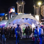 line to the star wars galactic experience