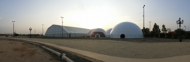 souq okaz festival dome village - five freedomes geodesic domes
